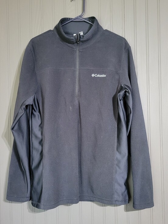 Columbia Other - Columbia Fleece Falls Half Zip Hybrid Fleece Pullover Sweater Black Men's Medium